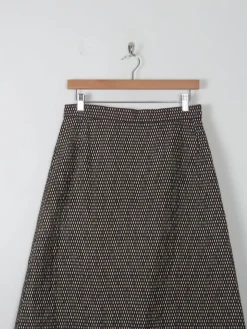 Vintage 1970s Quilted Maxi Skirt 29