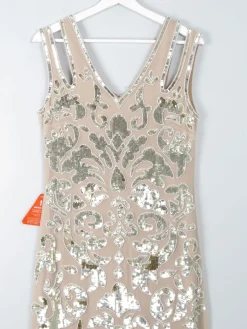 Vintage 1920s Style Charleston Flapper Beaded Dress New 10