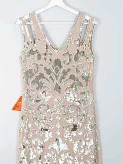 Vintage 1920s Style Charleston Flapper Beaded Dress New 10