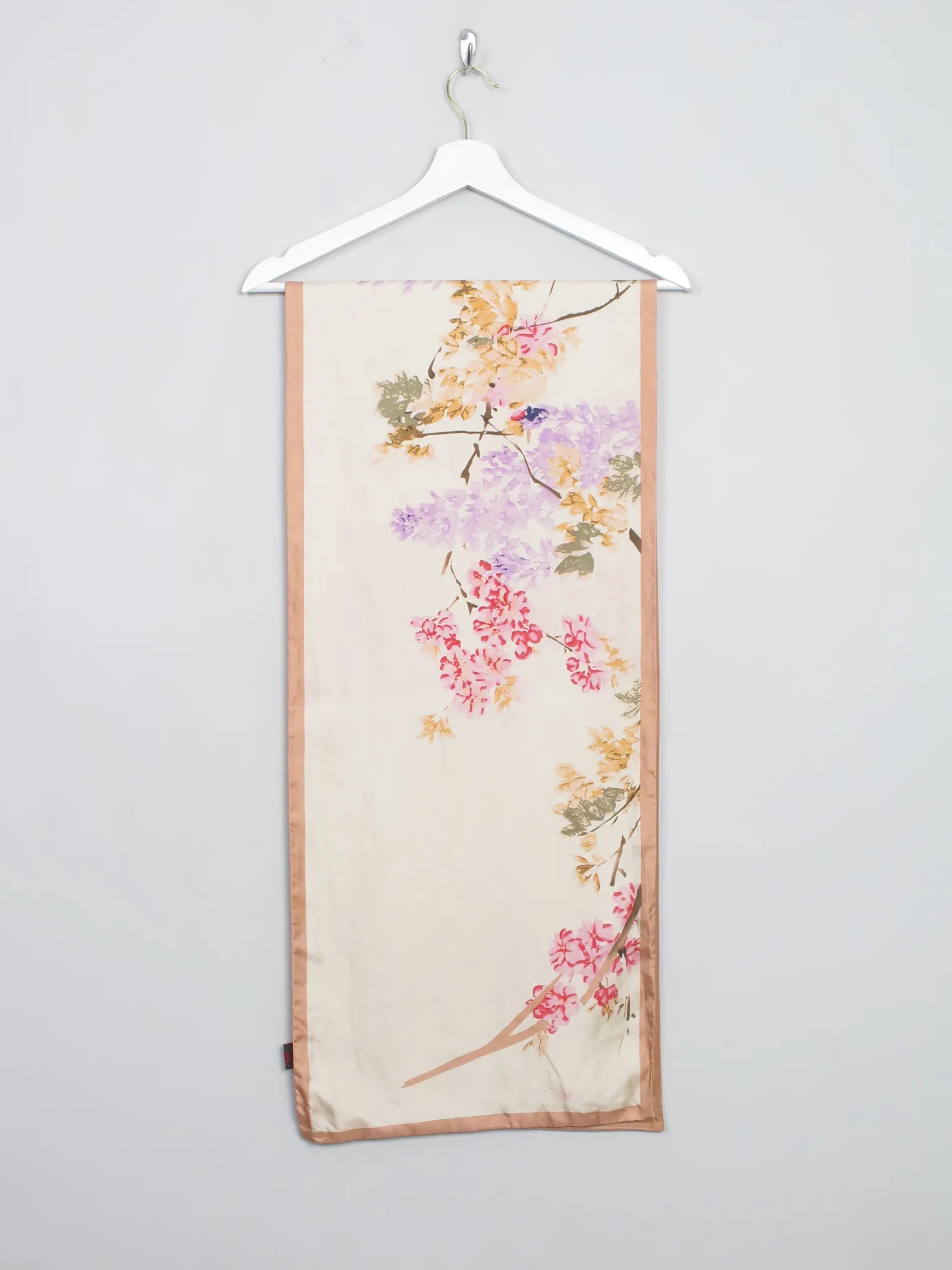 Vintage Silk Asian Scarf/Wrap