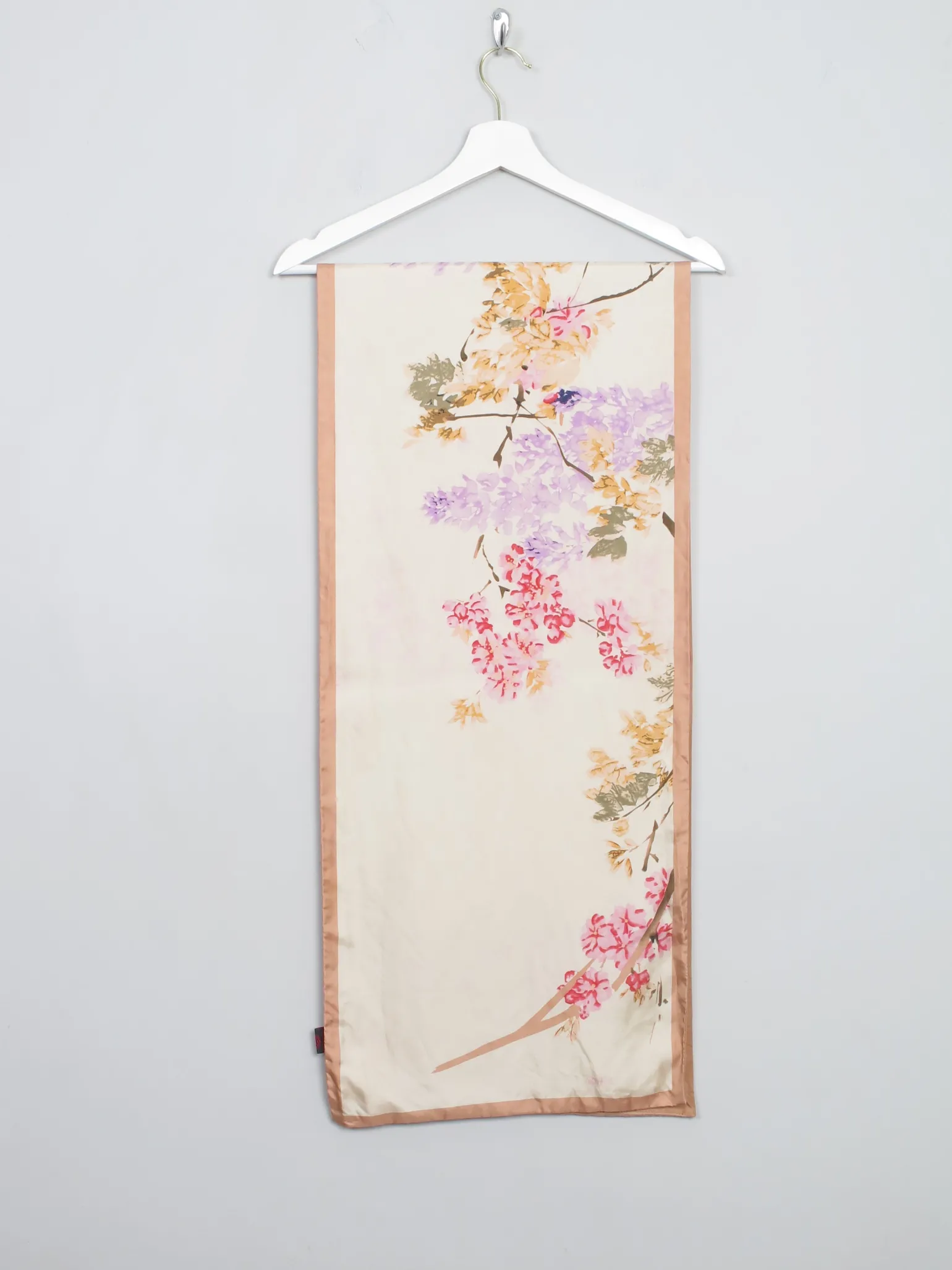 Vintage Silk Asian Scarf/Wrap
