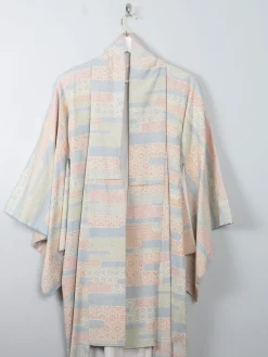Vintage Silk Colourful Kimono S/M