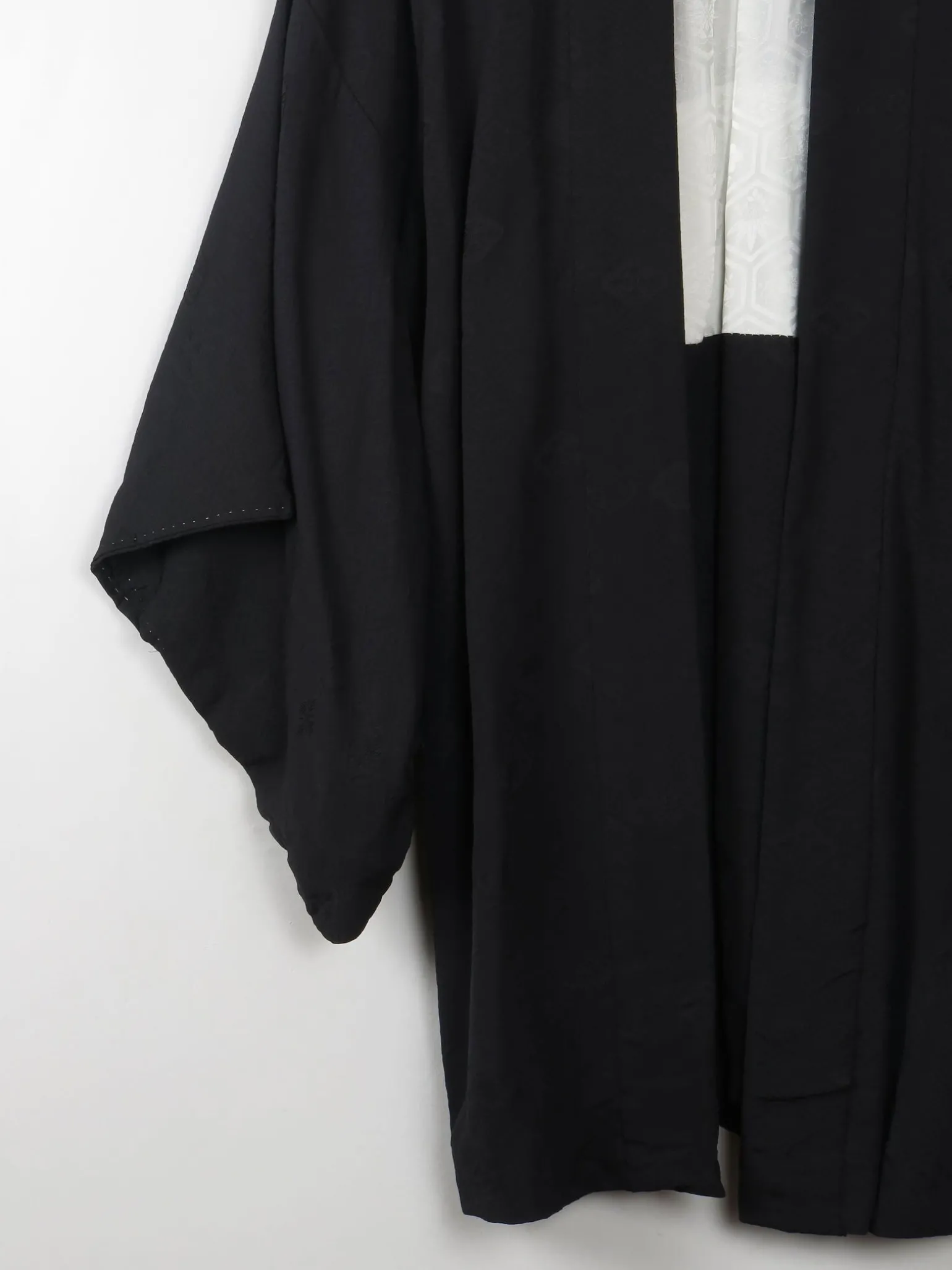 Vintage Silk Kimono Black S/M