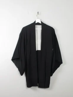 Vintage Silk Kimono Black S/M