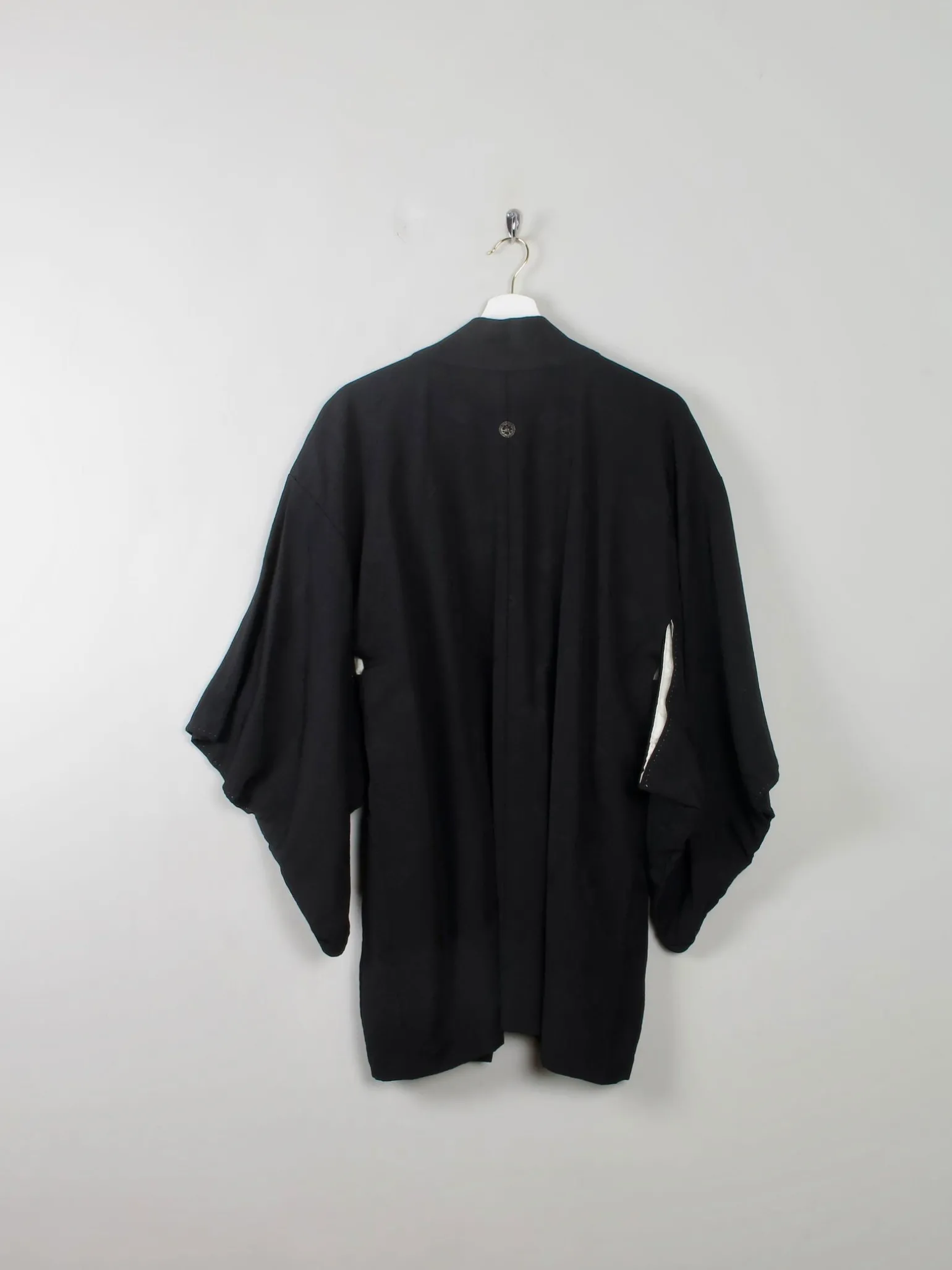 Vintage Silk Kimono Black S/M
