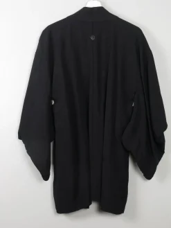 Vintage Silk Kimono Black S/M