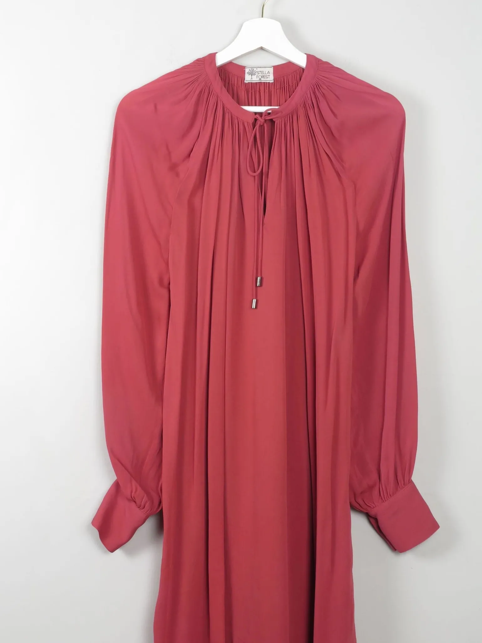 Vintage Stella Forest Coral Dress 38/M