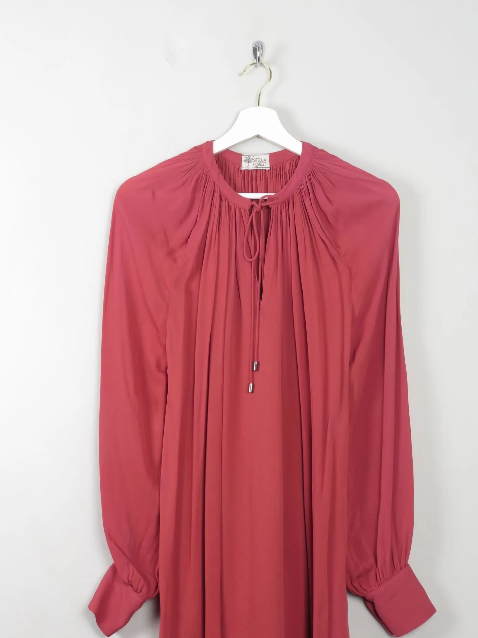 Vintage Stella Forest Coral Dress 38/M
