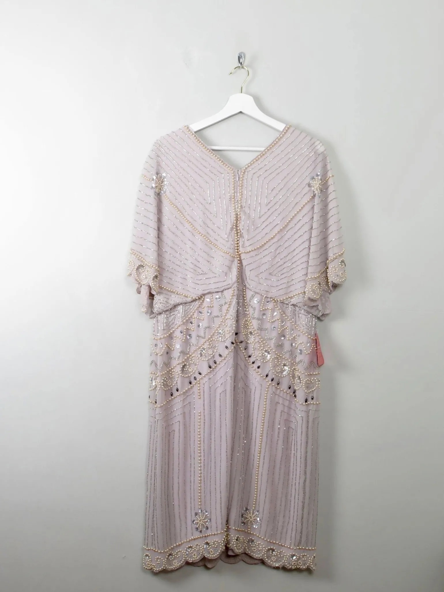 Vintage Style Beaded 1920s Inspired Dress New 18 XL