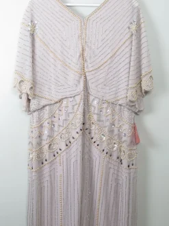 Vintage Style Beaded 1920s Inspired Dress New 18 XL