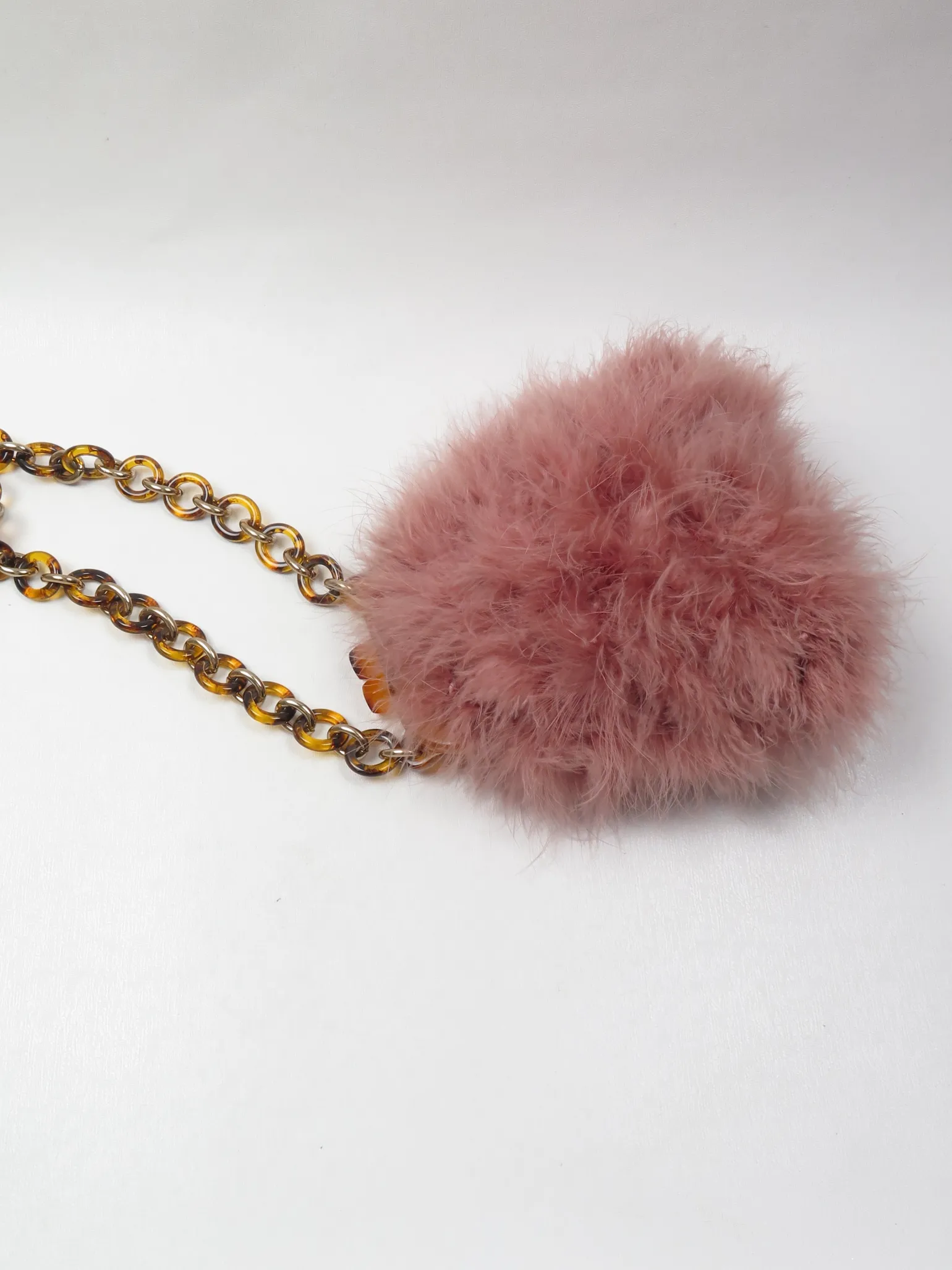 Vintage Style Feather Evening Bag By Top Shop