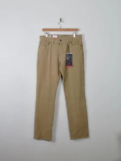 Vintage Style Levi's 511 Corduroy Beige Trousers 33"W/32"L New