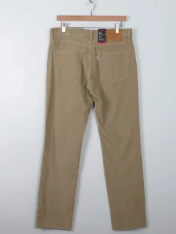 Vintage Style Levi's 511 Corduroy Beige Trousers 33