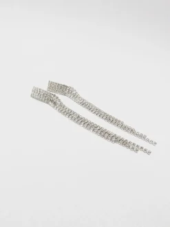 Vintage Style Long Diamanté Earrings