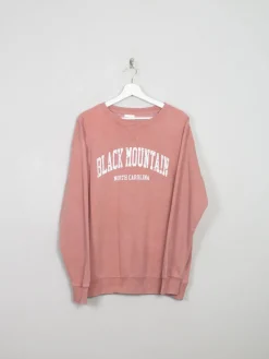Vintage Style Pink Sweatshirt With Logo L