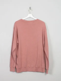 Vintage Style Pink Sweatshirt With Logo L