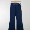Vintage Style 90s Flared Bell Bottoms Pop Jeans 28"W /33 L