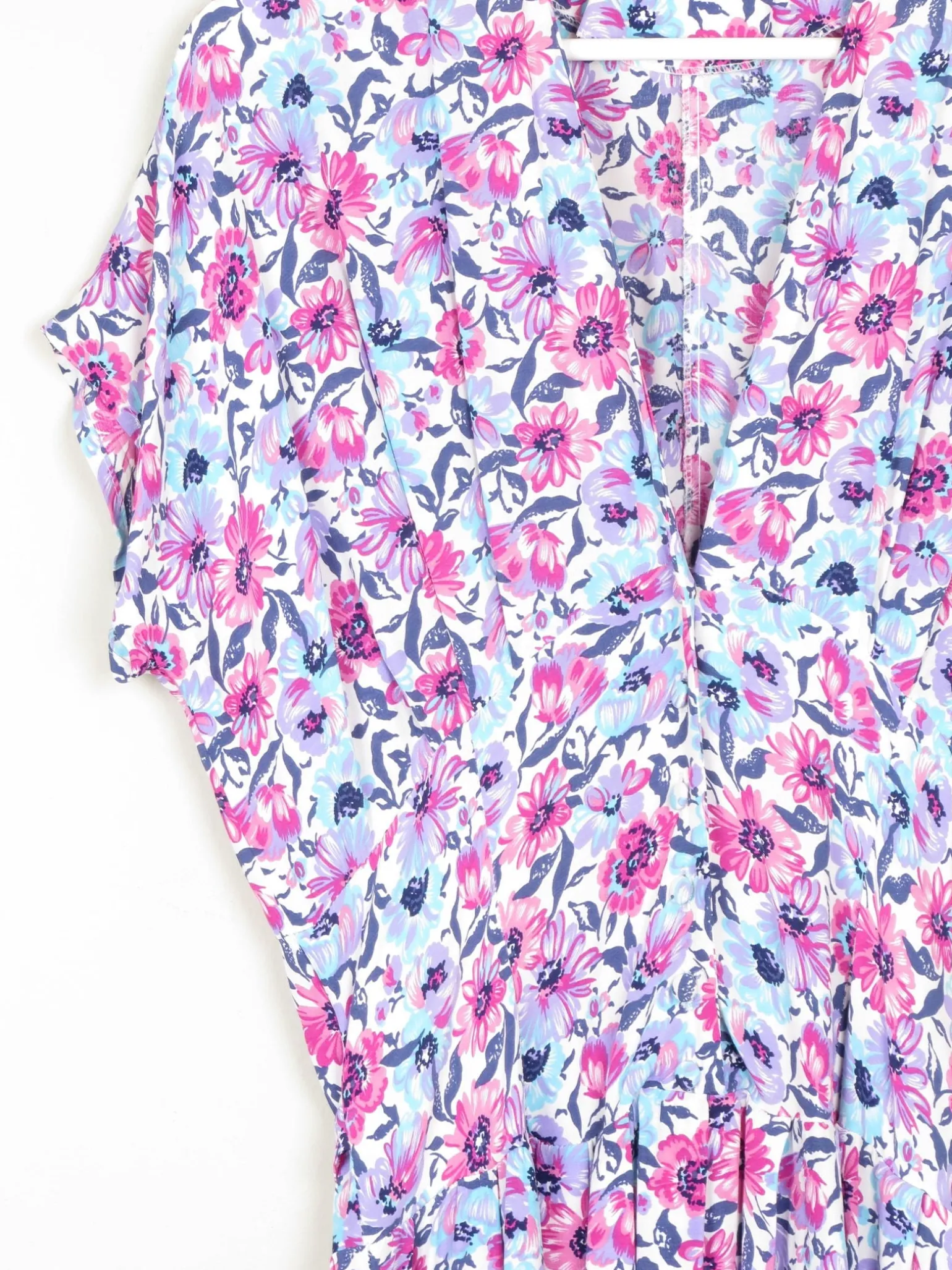 Vintage Tea Dress Pink Floral S 8/10