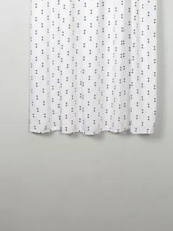 Vintage White Printed Midi Skirt S