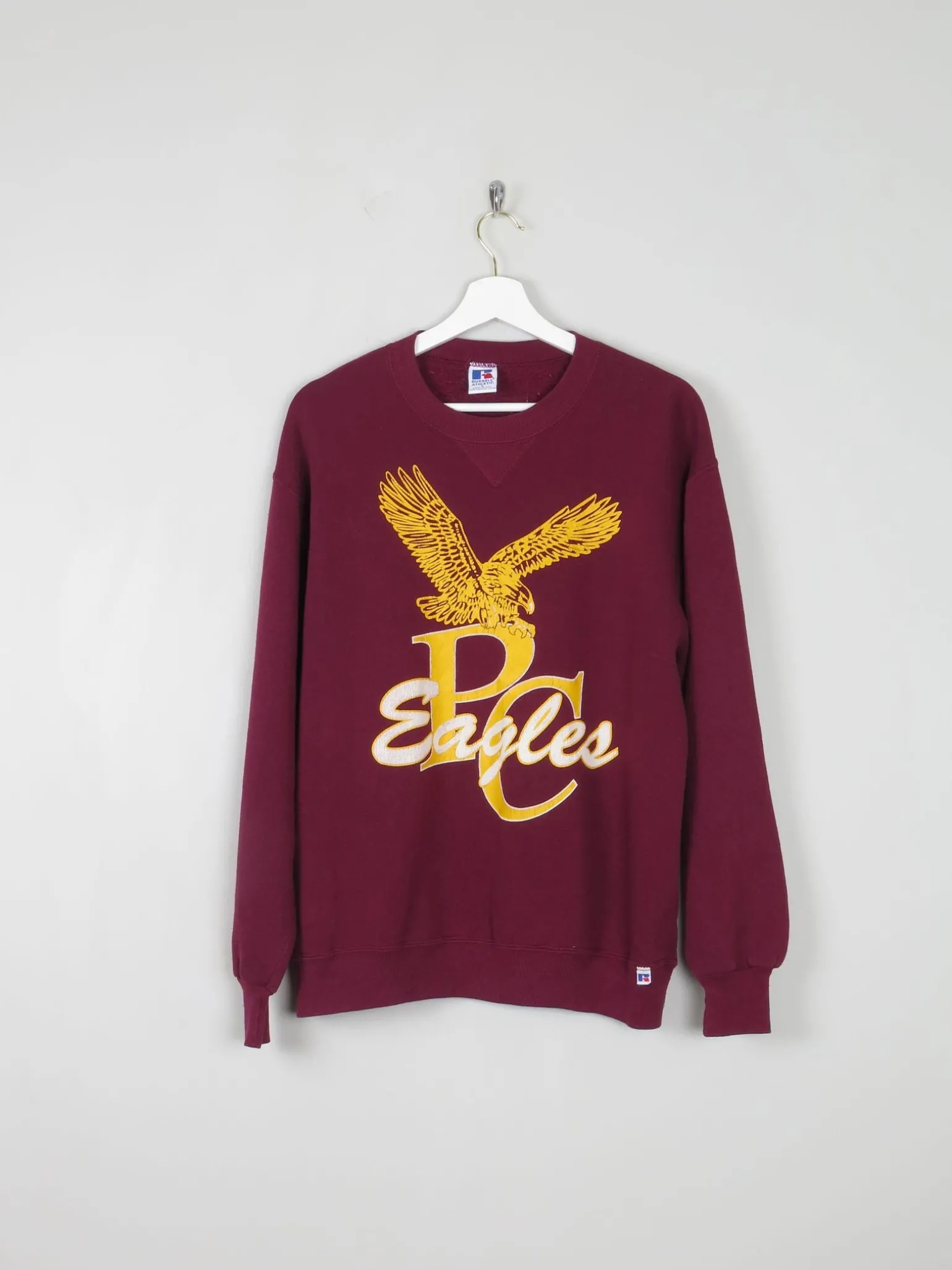 Wine Vintage P C Eagles Sweatshirt M
