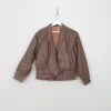 Woman's VIntage Brown Leather Jacket M