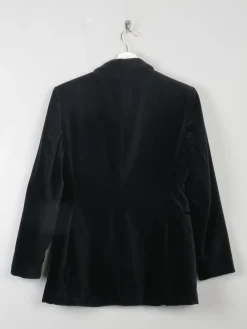 Women's Anne Brooks Vintage Black Velvet Jacket S