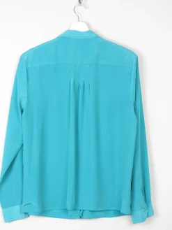 Women's Aqua/Turquoise Vintage Blouse S/M