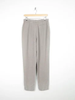 Women's Betty Barclay High Waisted Houndstooth Pleated Trousers 12 31W