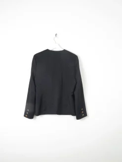 Women's Black Classic Chic Vintage Jacket 10/12