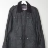 Women's Black Wax Jacket L