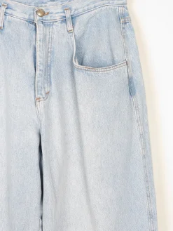 Women’s Blue 1980s High Waisted Vintage Customised Jeans 30W