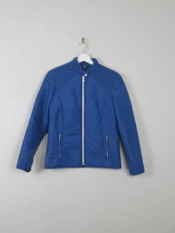 Women’s Blue Vintage Racing Style Ski Jacket S