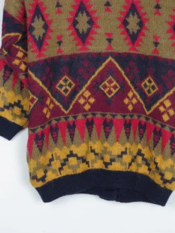 Women's Colourful Vintage Cardigan Lined  M/L