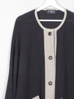 Women's Cotton & Linen Vintage Cape One Size