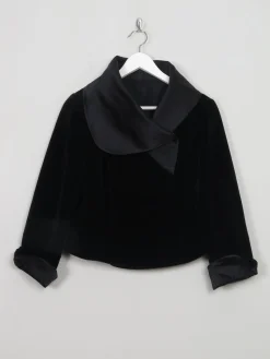 Women's Cropped Velvet Jacket S