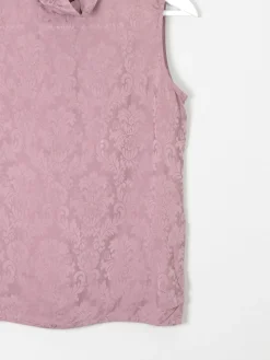Women's Dusty Pink Vintage Silk Blouse XS