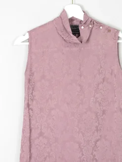 Women's Dusty Pink Vintage Silk Blouse XS
