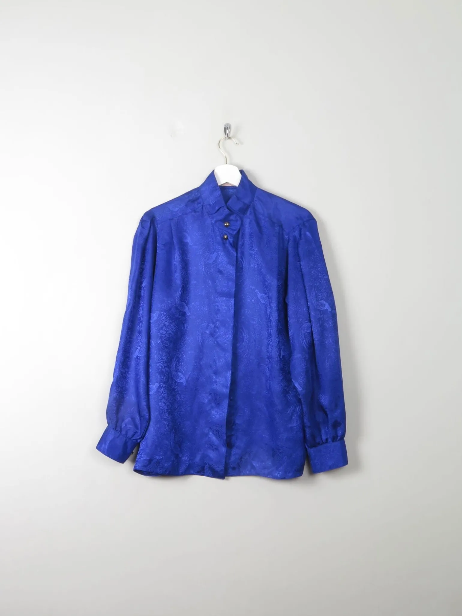 Women's Electric Blue Vintage Blouse M