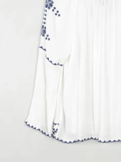 Women's Embroidered Ethnic Vintage Style Top M/L