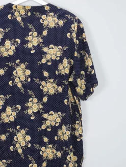 Women's Floral Longline Top L/XL