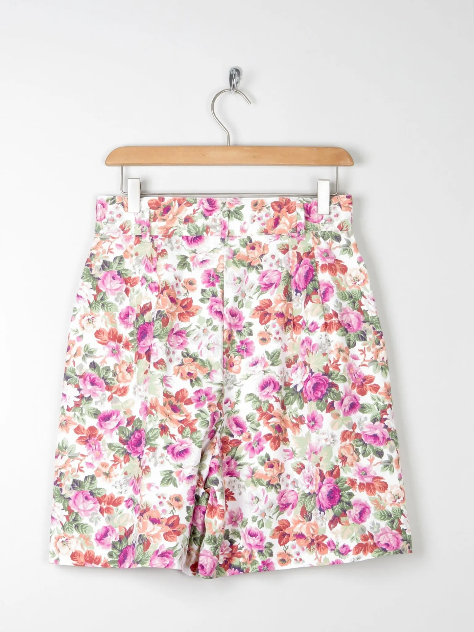 Women’s Floral Vintage Bermuda Shorts S