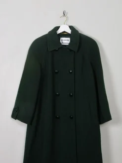 Women's Green Wool Vintage Coat Windsmoor M/L