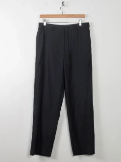 Women's Grey Vintage Trousers Tapered Leg S