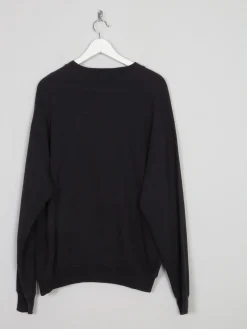 Women's Lee Cheer Team Black Vintage Sweatshirt L