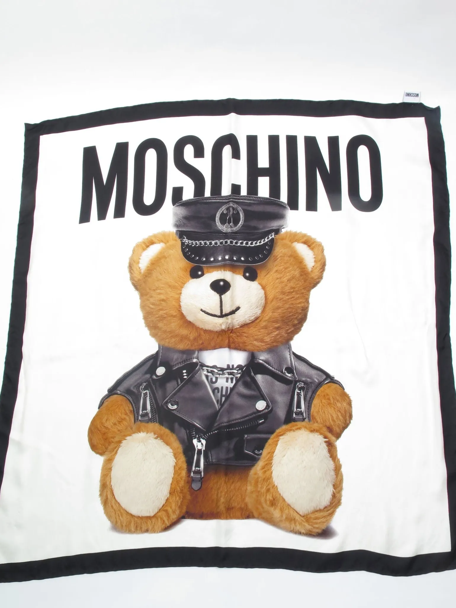 Women’s Moschino Silk Teddy Scarf