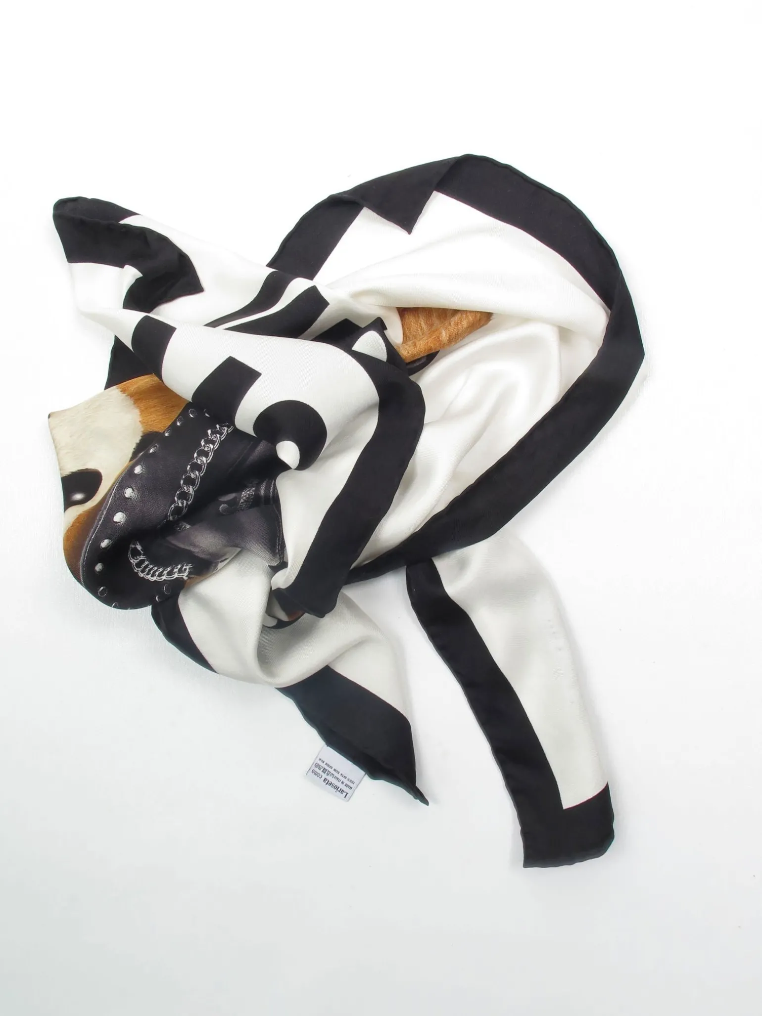 Women’s Moschino Silk Teddy Scarf