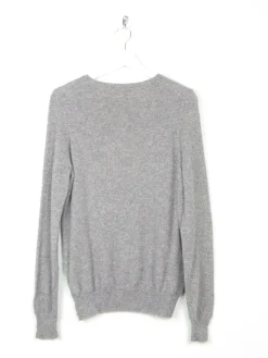 Women's M&S Cashmere Grey Jumper With CupCake Design M
