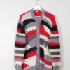 Women's Multicoloured Vintage Mohair Cardigan M/L