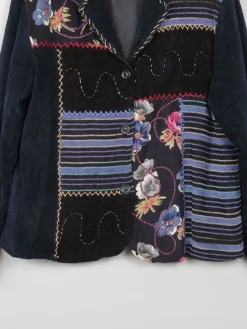 Women's Patchwork Style Vintage Jacket M/L