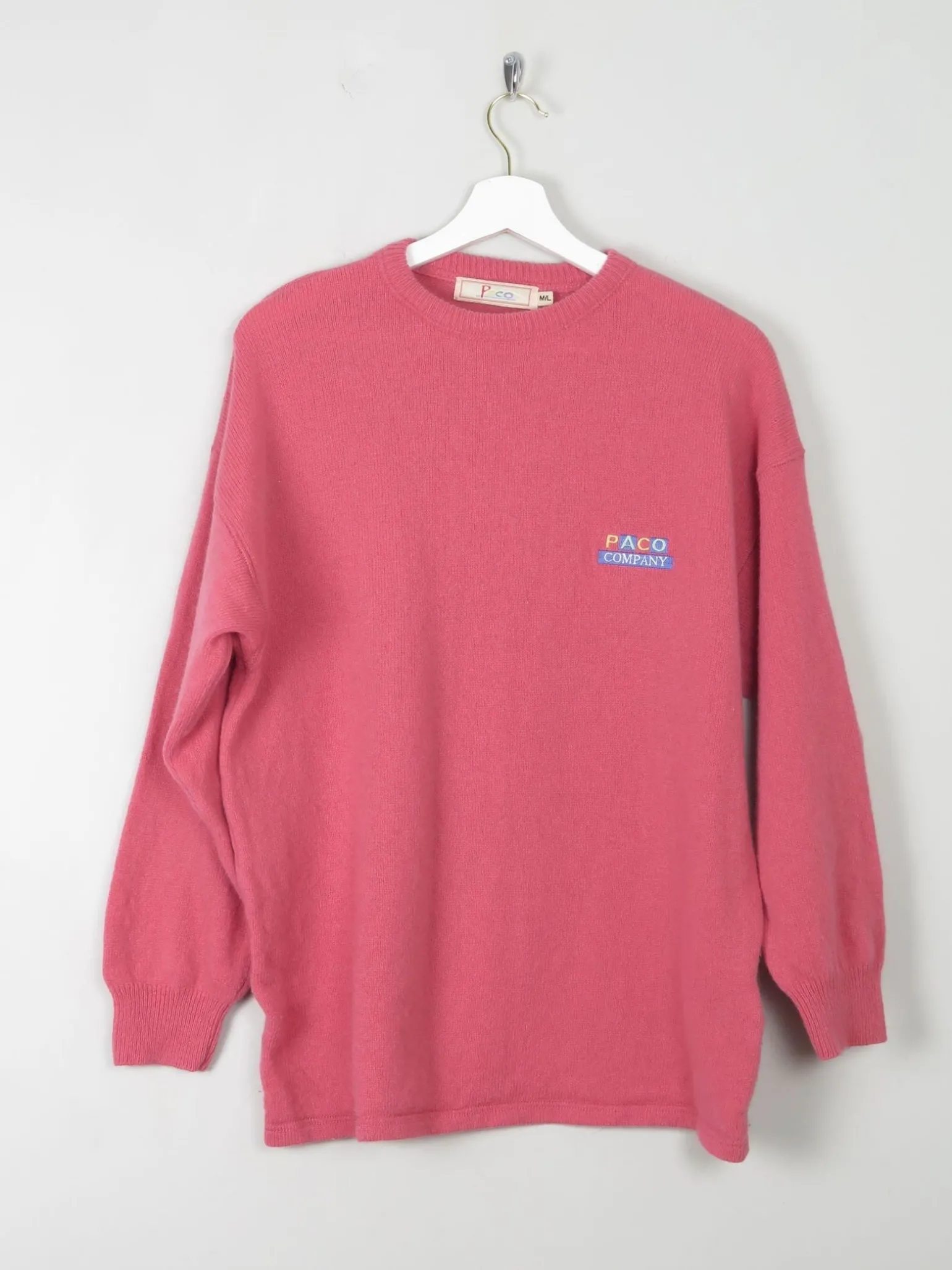 Women's PInk Vintage Paco Jumper S/M